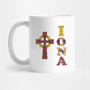 The cross and Isle of IONA Mug